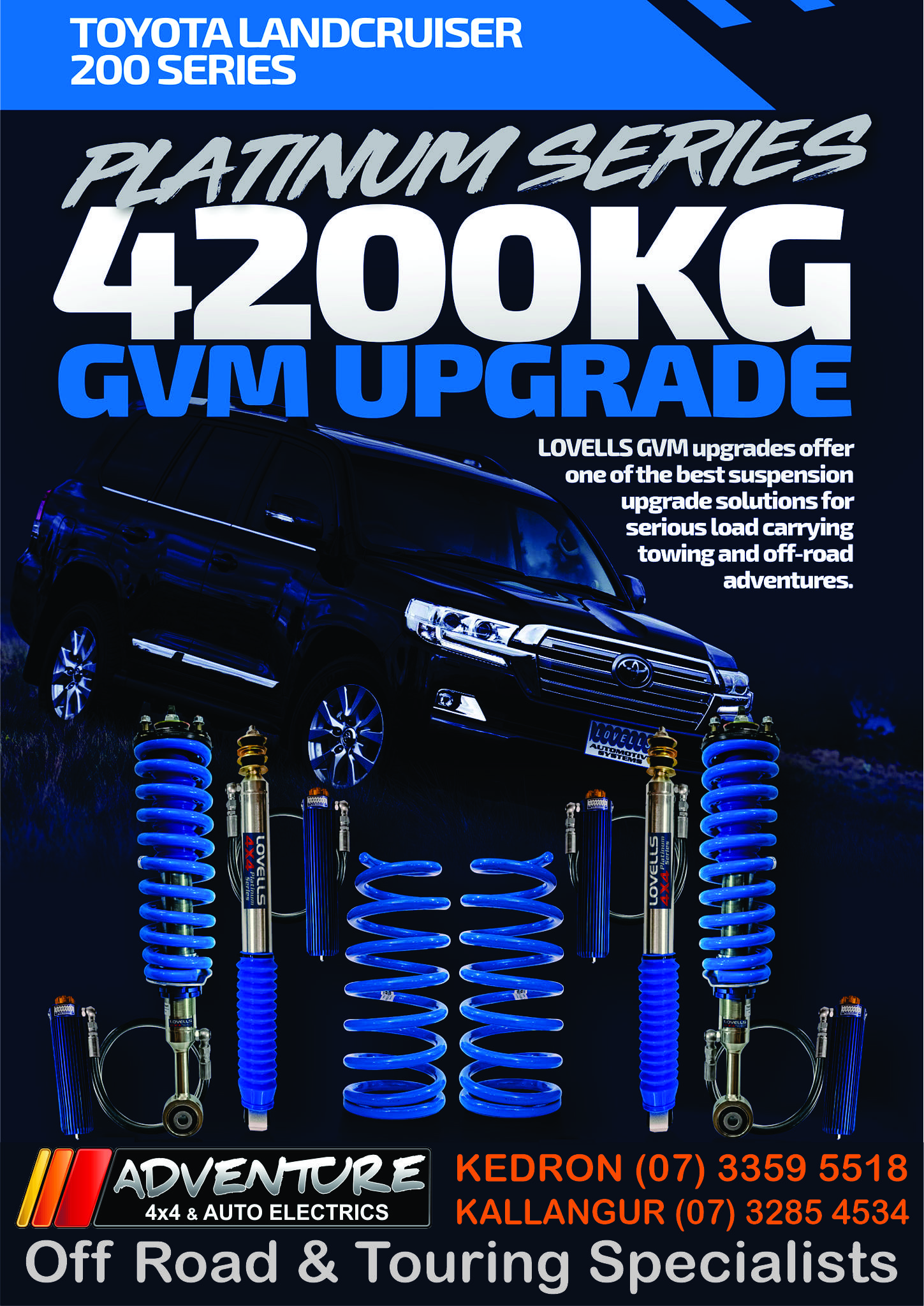 Toyota Landcruiser 200 Series Wagon GVM upgrade to 4200kg